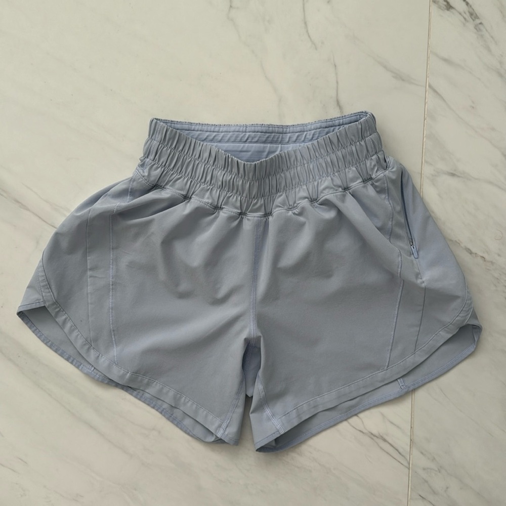 lululemon athletica Light Blue Athletic Shorts